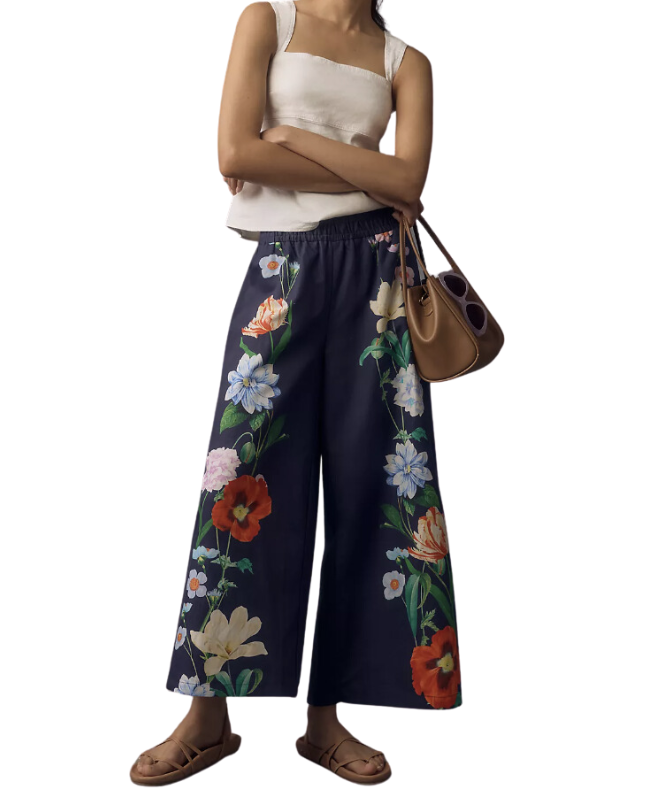 Linen Pull On Somerset Pant